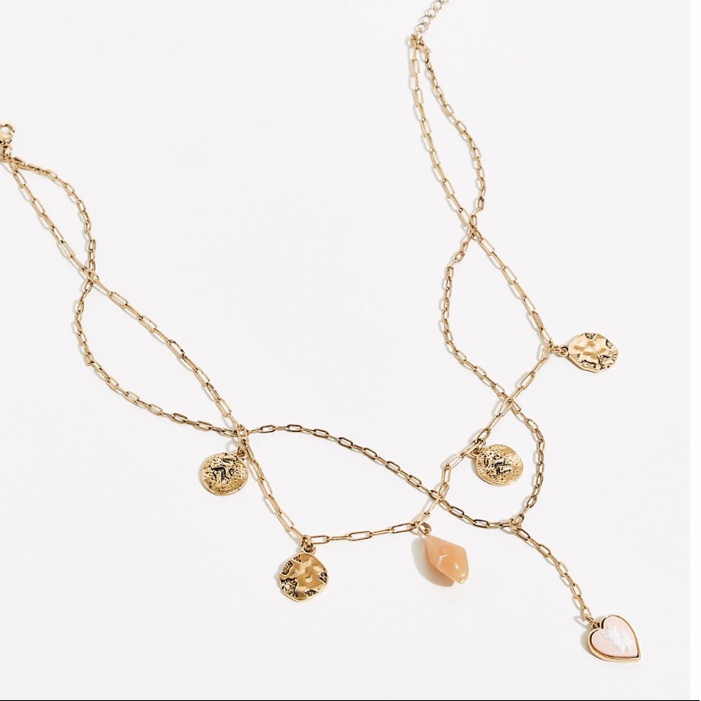 Free people cameo necklace